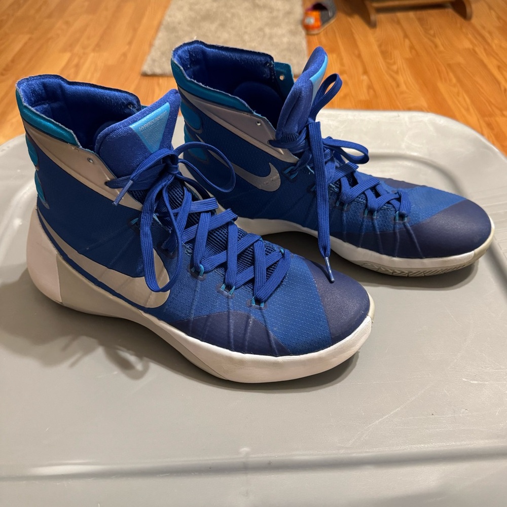 Nike Royal Blue 2015 Hyperdunk High-Top BB Sneakers  Men’s Size 8